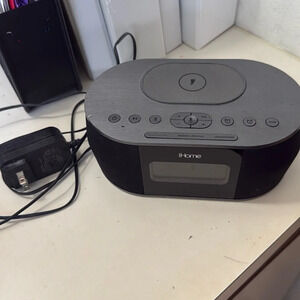 iHome Bluetooth Alarm Clock with Wireless Charger